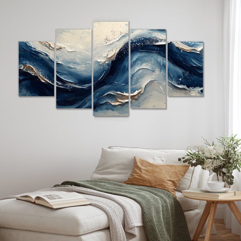 Huguenot - Art mural abstrait - Art mural moderne sur toile