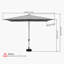 Parasol de marché rectangulaire avec mât central-1916918639