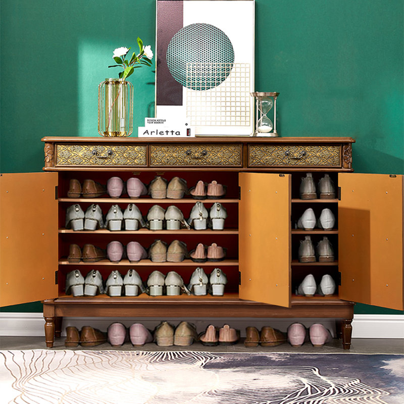 24 Pair Shoe Storage Cabinet