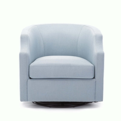 Fauteuil demi-tonneau pivotant
