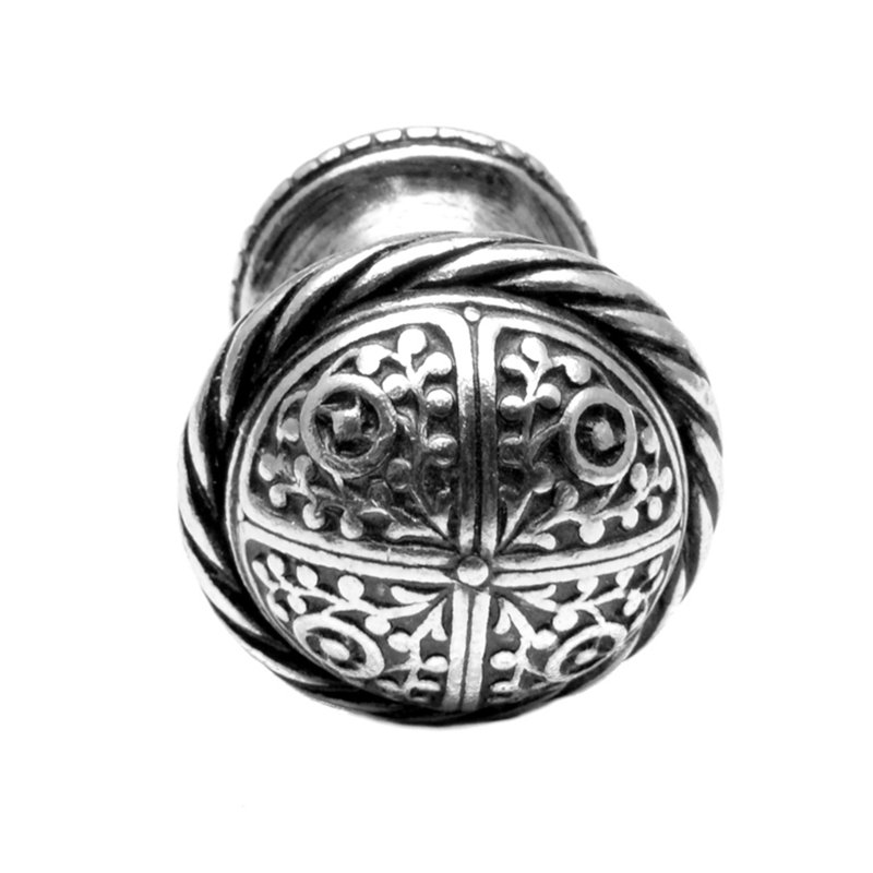 Petite poignée Millennium avec bordure en corde Calice, Argent argent