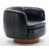 Black Faux Leather