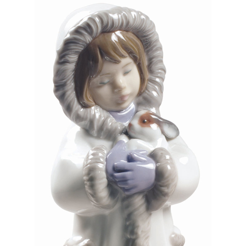 Winter Friends Girl Figurine