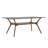 Alxander Glass Top Dining Table