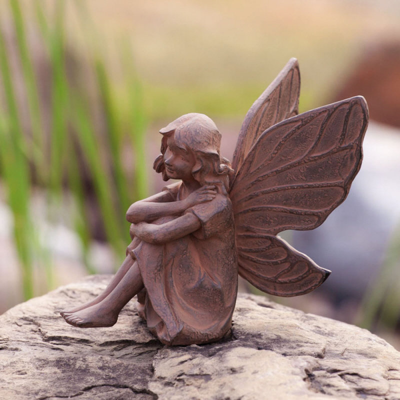 Earth Fairy Weather Resistant Plastic Garden Statue