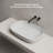 MonBlari 24" X 16" Rectangle Solid Surface Matte White Vessel Sink-126410535