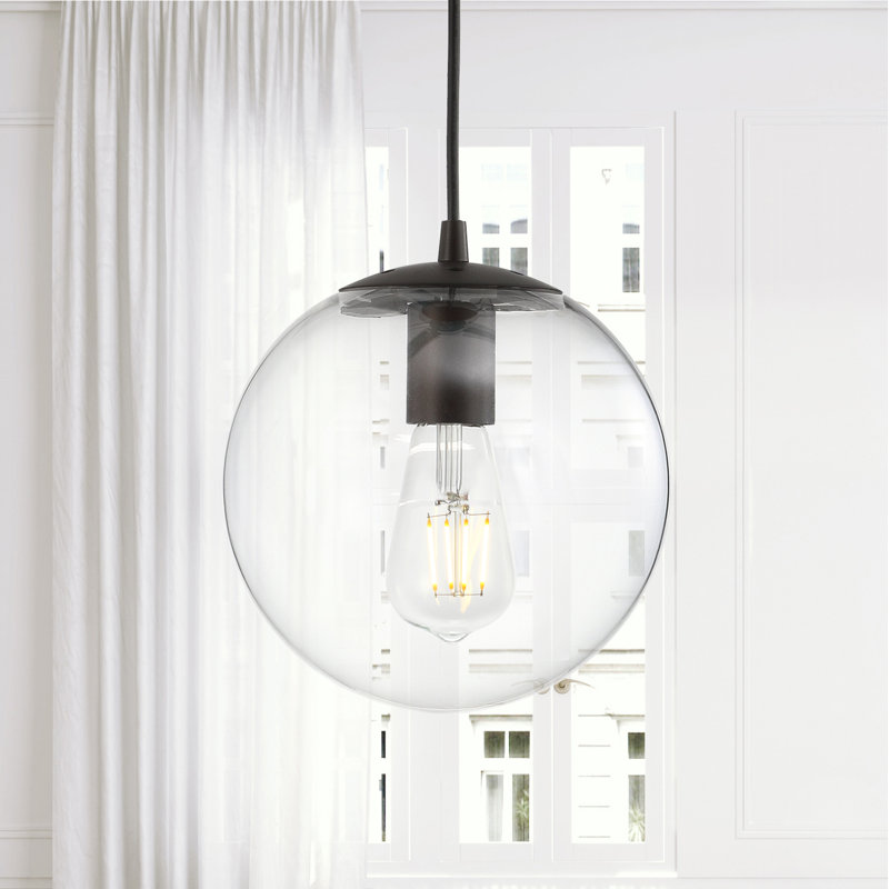Jacere 1 - Light Pendant, Oil Rubbed Bronze, Clear
