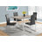 Dacian Dining Table, 60" Rectangular, Kitchen, Dining Room, Metal, Laminate-437434681