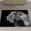 Tapis chic à motif floral non tissé à motif mince, idéal pour une touche de sophistication dans n'importe quel espace de vie
