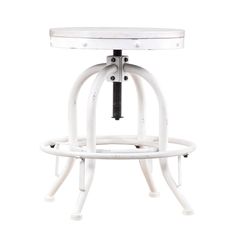 Industrial Adjustable Height Swiveling Stool
