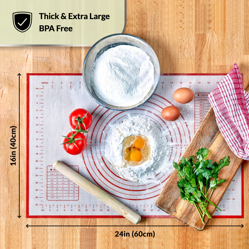 WAFE Non-Stick Silicone 5 Piece Baking Mat Set