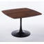 Table de salle à manger carrée noyer-260989897