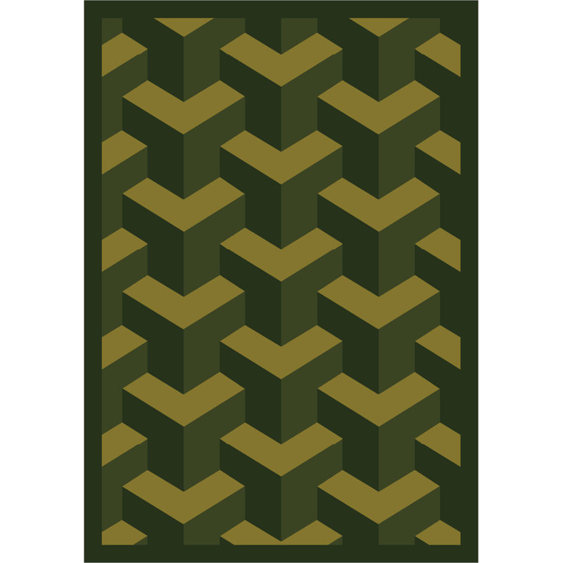 Tapis Whimsy Rooftop, Rectangle 7 pi 8 po x 10 pi 9 po