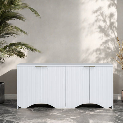 Sideboard Buffet Cabinet With 4 Doors