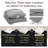 5'' Outdoor Deep Seating Cushion set-925208250