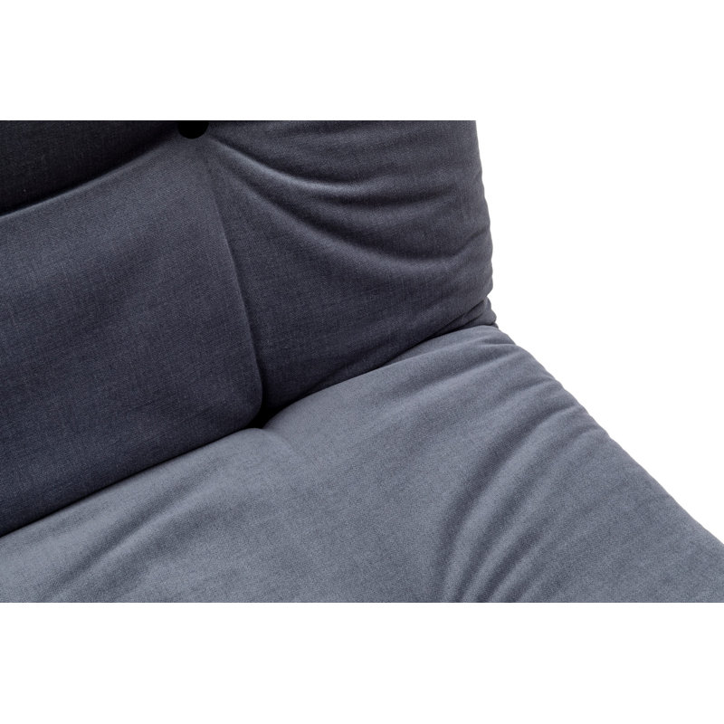 Fauteuil convertible l 43,7 po Haana, Tissu gris