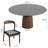 Dark Walnut Dining Set-186810919-186672384