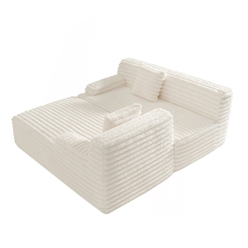 Canapé modulaire 110 po Cloud, Beige