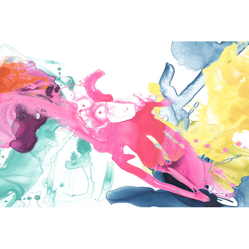 Elemental Motion IV by June Erica Vess - Painting on Canvas, 20 cm H x 30 cm W, Wrapped Canvas