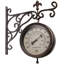 8'' Wireless Outdoor Clock Thermometer