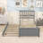Twin Wood Platform Bed with Twin Trundle and Headboard-1113759169