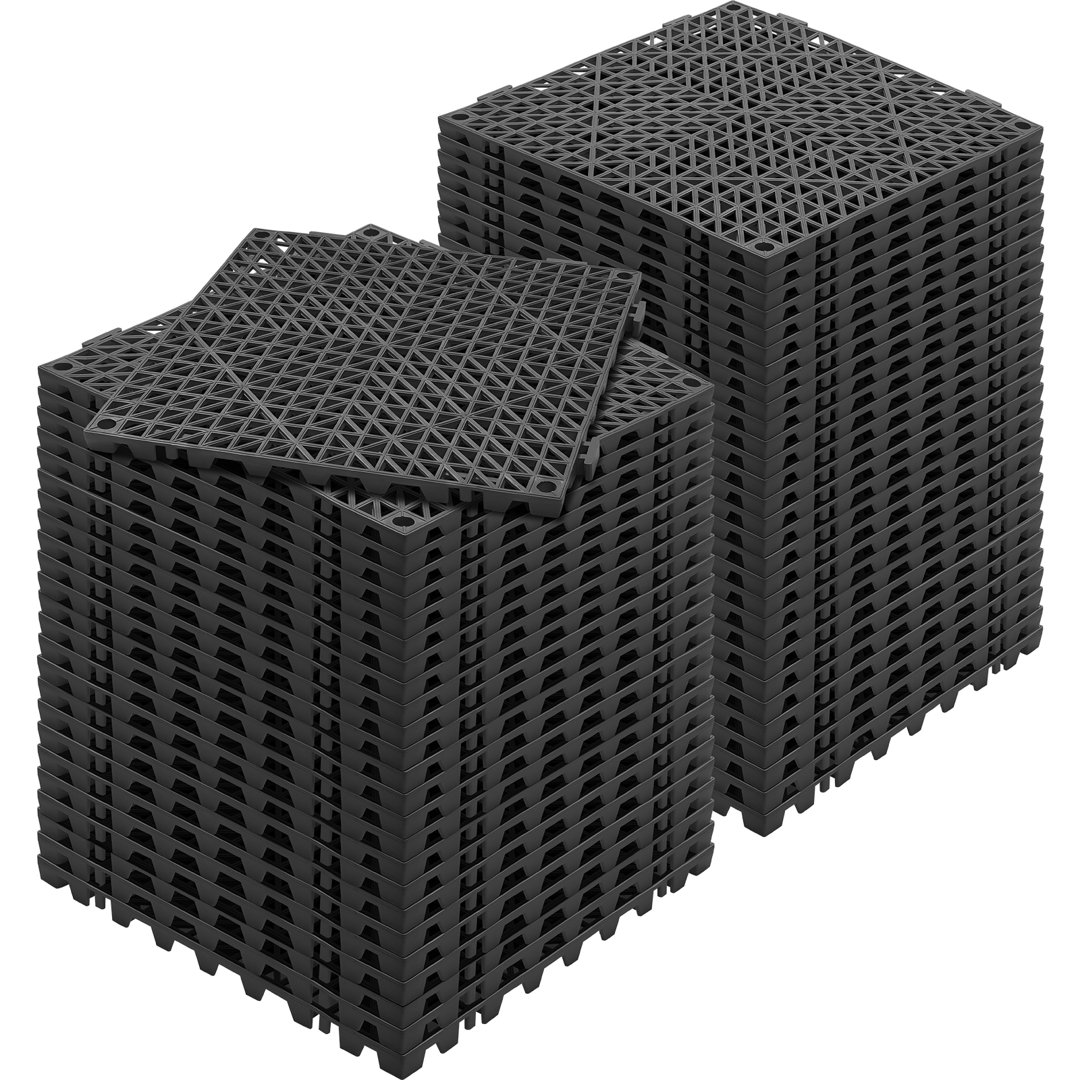 VEVOR 12" X 12" Drainage Mats In Different Colors VEVOR 12 W x 12 L Outdoor Deck Tiles (Set of 55) VEVOR