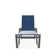 Holna Outdoor Rust-Resistant Metal Chaise Lounge