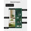 Miroir à miroir mural en bois d'hévéa luxueux-1152397403
