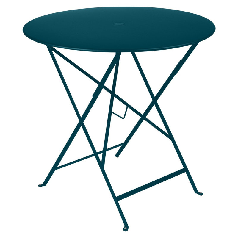 Table bistro Bistro, H 29 po x l 30,5 po x L 30,5 po, Bleu Acapulco