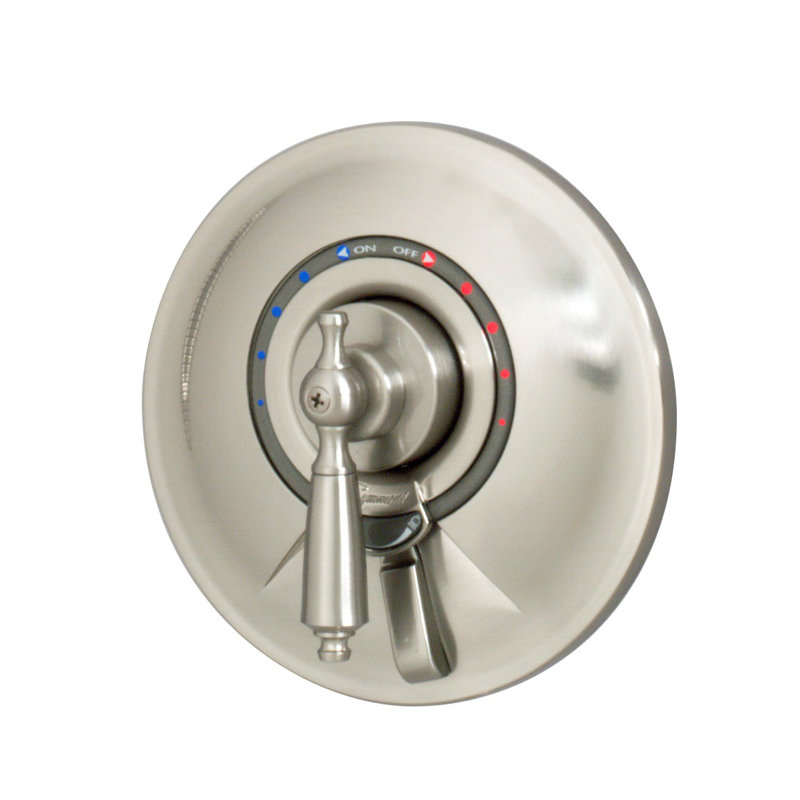 Allura Wall Mounted Shower Trim Kit, Satin Nickel
