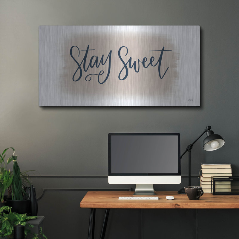 «Stay Sweet» par Imparfect Dust, H 24 po x l 48 po