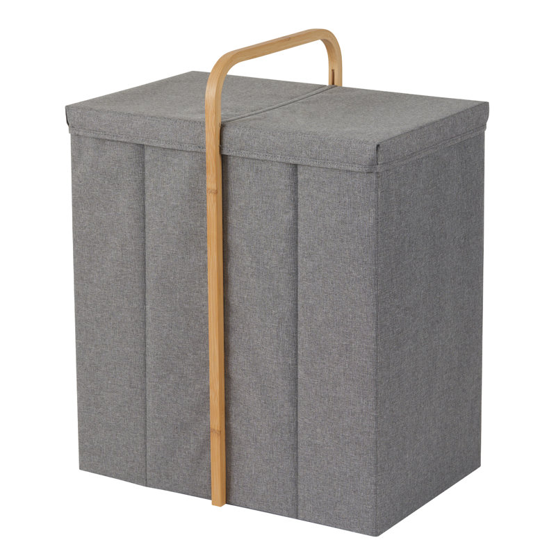 Cotswold Fabric and Bamboo Laundry Hamper
