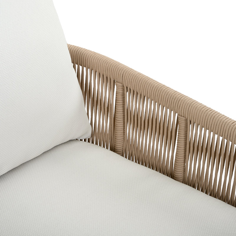 Niko Swivel Lounge Chair, Ivory
