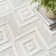 Foundry Select Versatile Diamond Ivory/White Indoor/Outdoor Area Rug