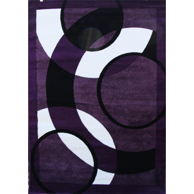 Tapis moderne violet