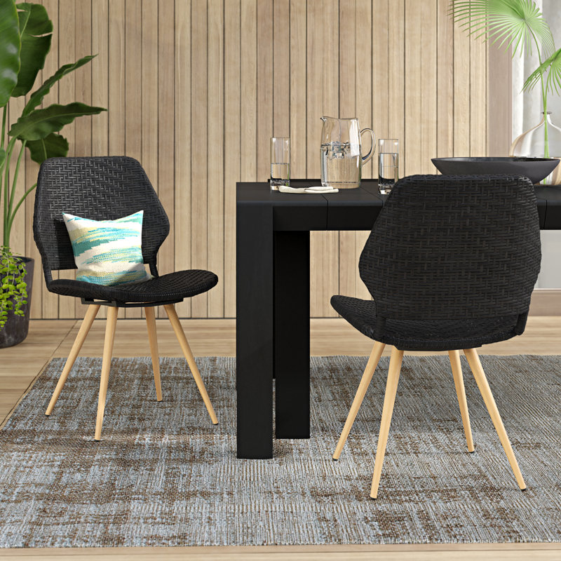 Chaise de patio en osier Davidmichael