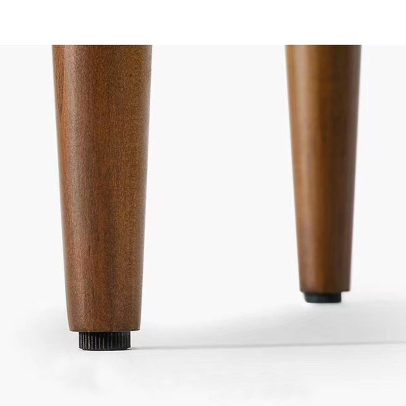 Buffet rétro en bois massif avec casier simple contre le mur 62,99