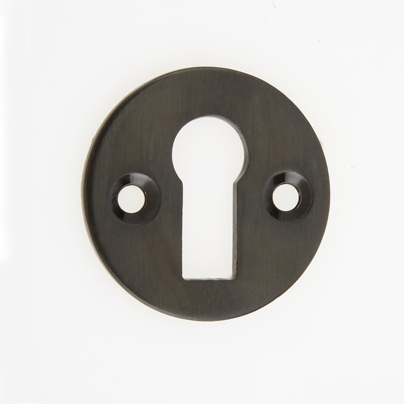 32Mm Dia. SN Round Escutcheon, Dark Bronze