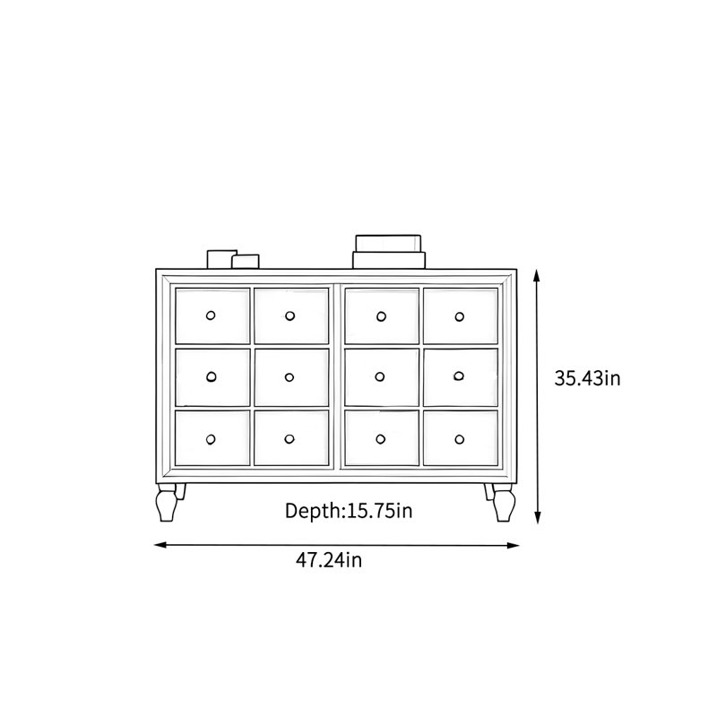 Large-capacity drawer storage cabinet
