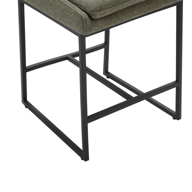 Ensemble de 2 tabourets de comptoir rembourrés Welburn , Nathan chanvre / tweed