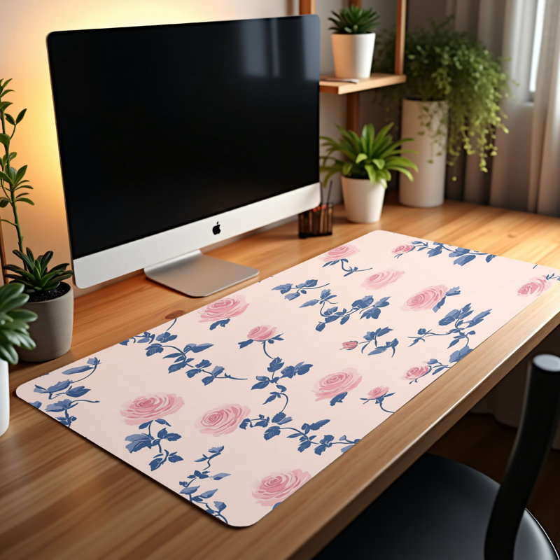 Polyester Desk Pad, 31.5x15.5