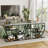 Industrial 4-Tier Narrow Entryway Table with Storage Shelves for Living Room & Hallway-12461728
