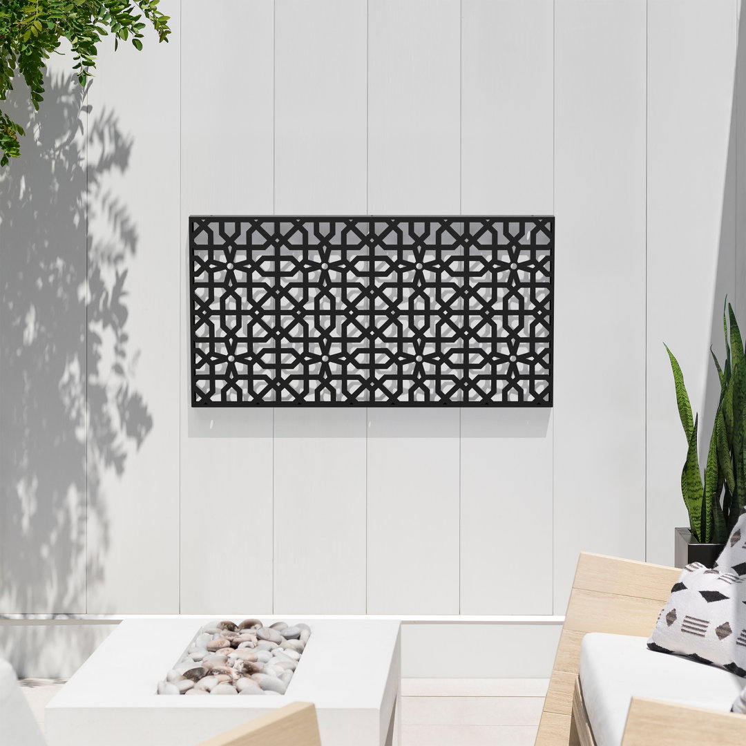 Screen Series Parilla Plastic Black Screen Panel Veradek