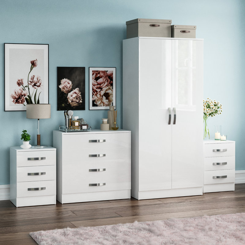 Arkadij Piece Bedroom Set, White
