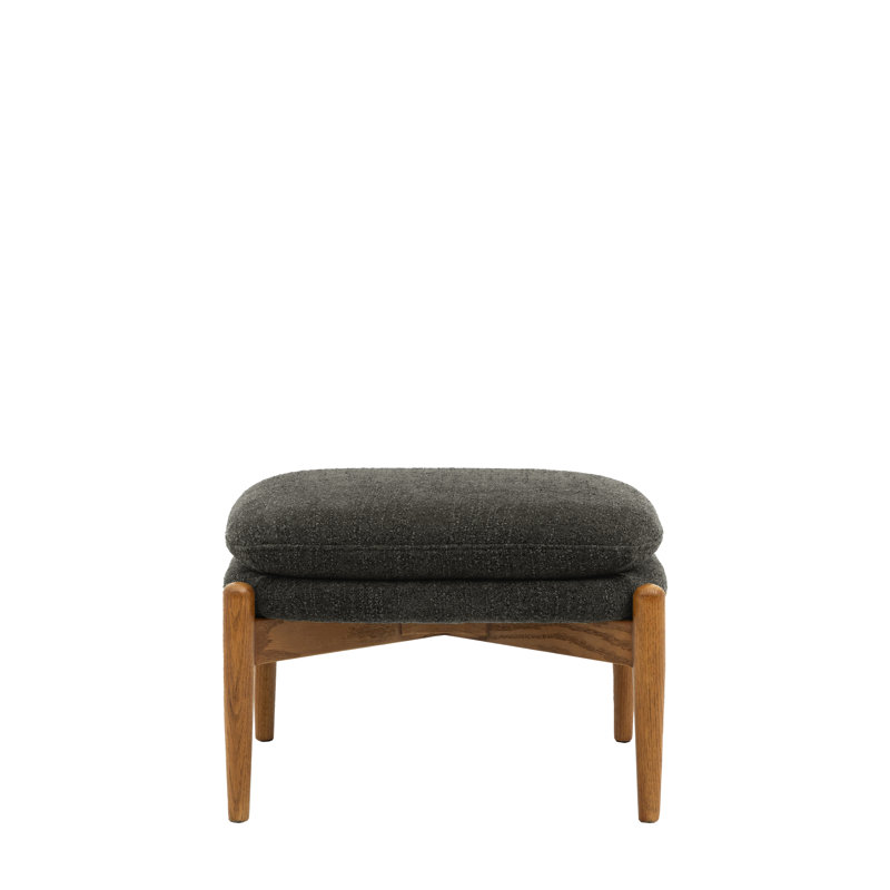Manufactured Wood Accent Stool, Charcoal 
