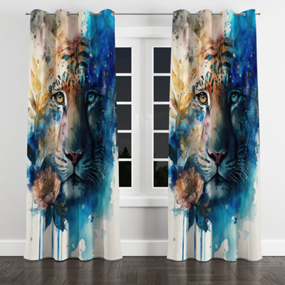 Aveon - Modern Blackout Grommet Curtain - 1 panel