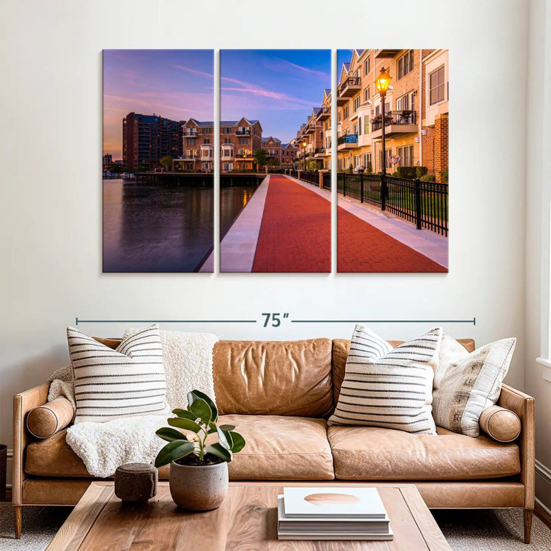 Lilie Paved Canton Waterfront, 42" H x 65" W