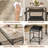 Space-Saving 4-Piece Dining Table Set-1090287598
