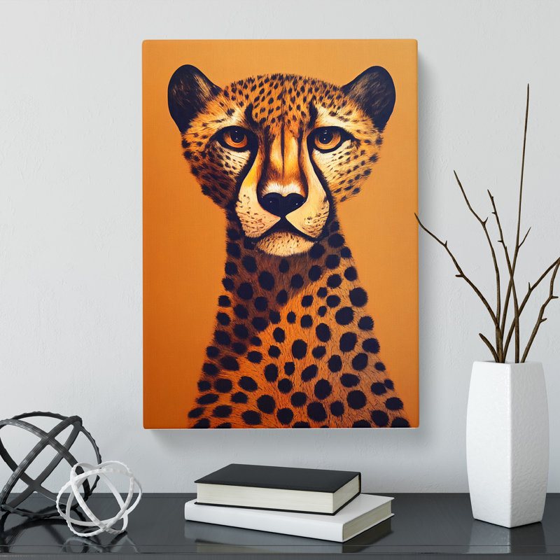 Unique Cheetah Vol.1 - Wrapped Canvas, 50cm H x 35cm W x 3cm D