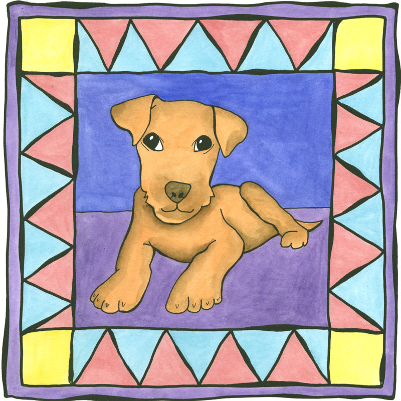 Skipper (AP) - Wrapped Canvas Painting, 30cm H x 30cm W